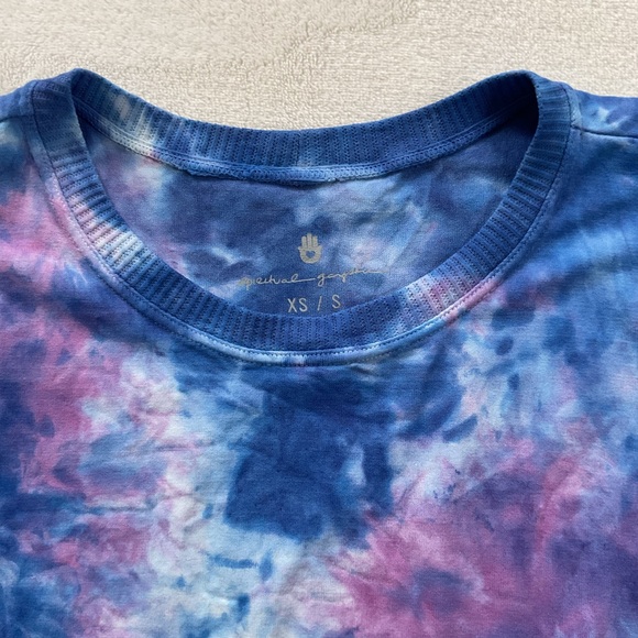 Spiritual Gangster x SoulCycle Tie Dye Seamless Crop Tank XS/S - Picture 6 of 10